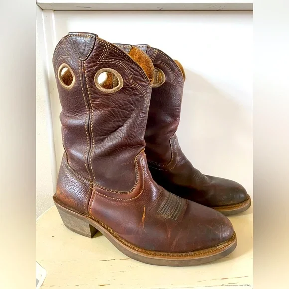 ARIAT Western loop Boot 10.5 EE Men’s Ariat Men Rambler Western Boot Size 10.5 EE WIDE Brown  main image 2